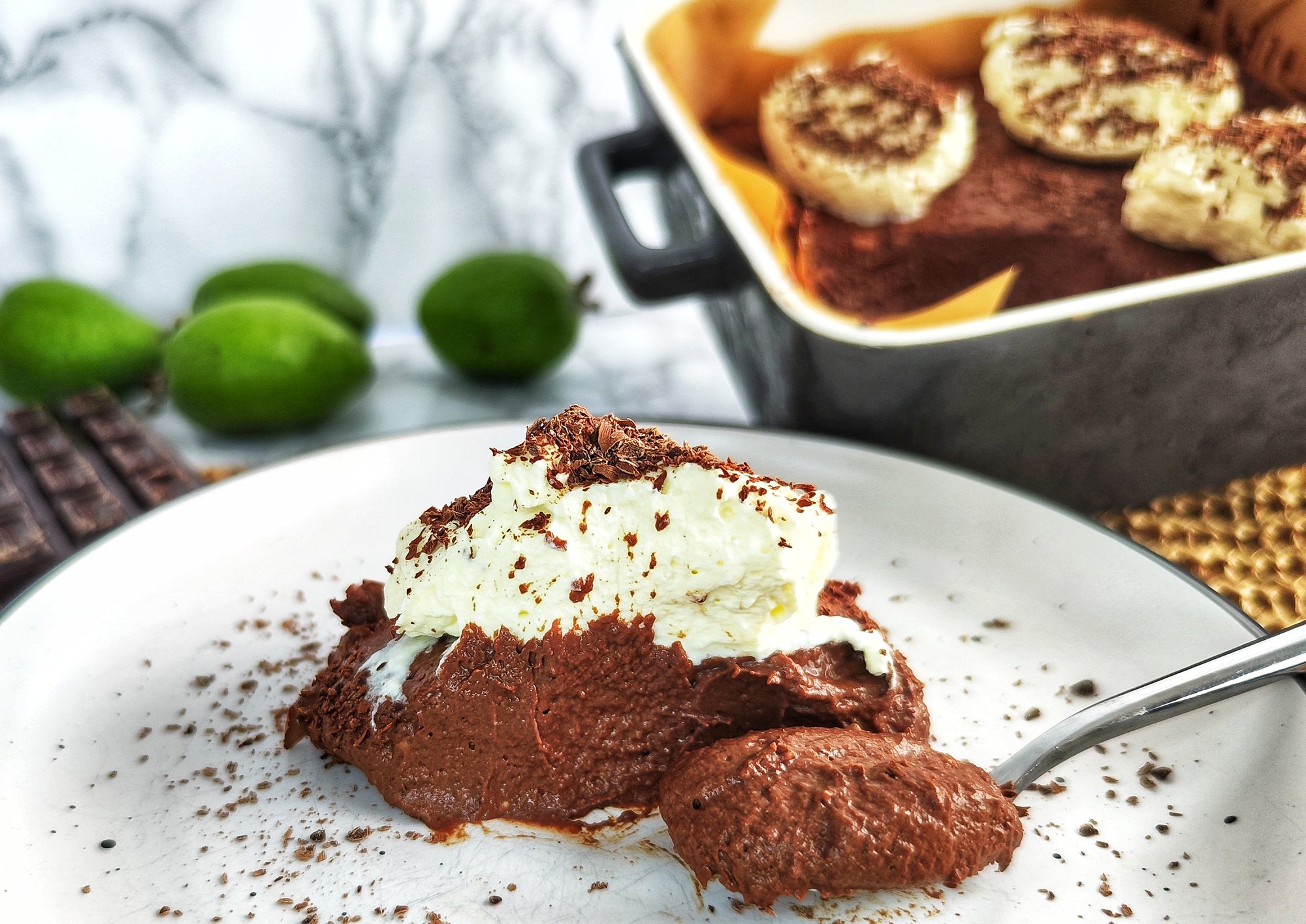 feijoa chocolate mousse LFHW