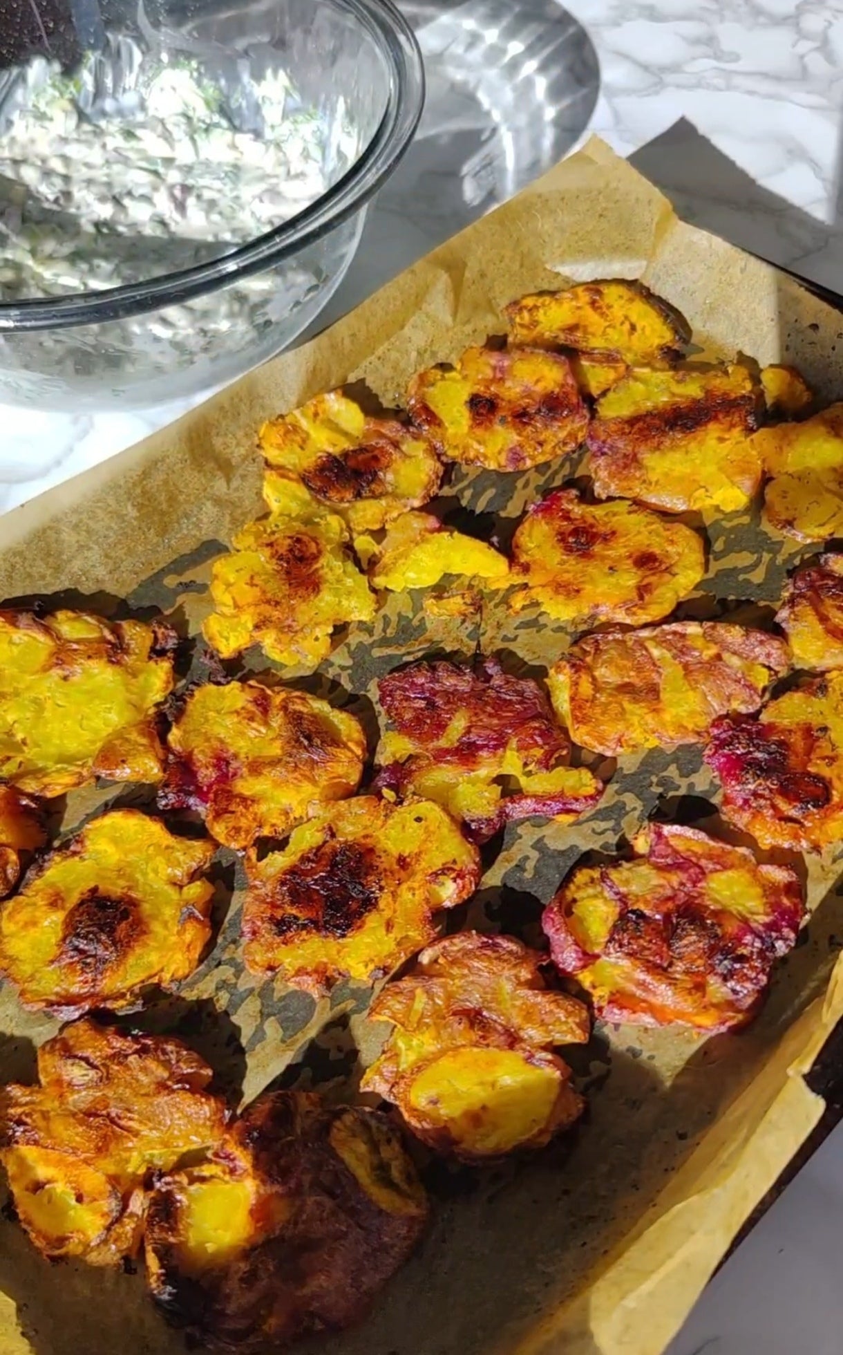 Smashed Yam Salad | Your New Favourite