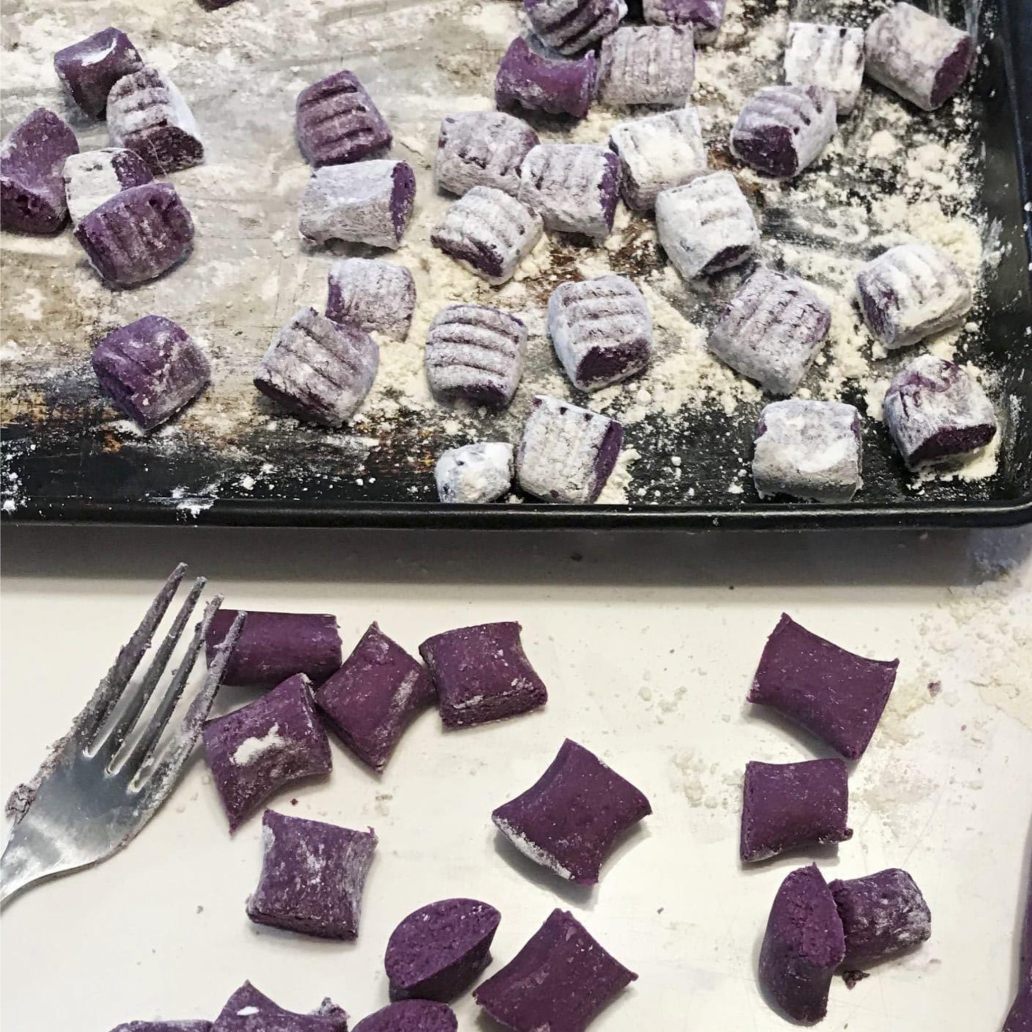 Purple Kumara Gnocchi