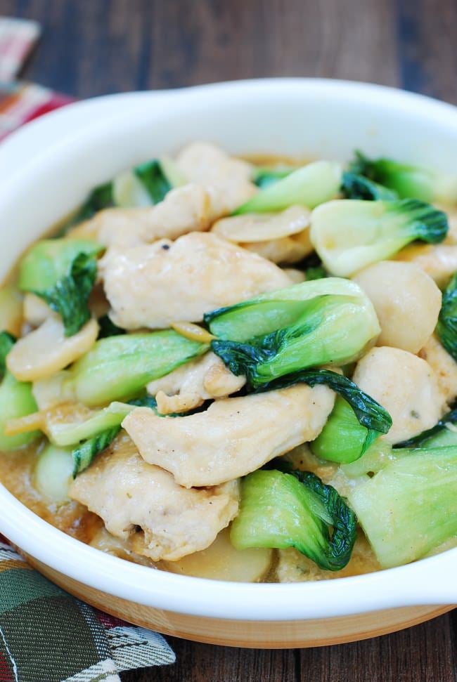 Pak Choy and Chicken Stir Fry