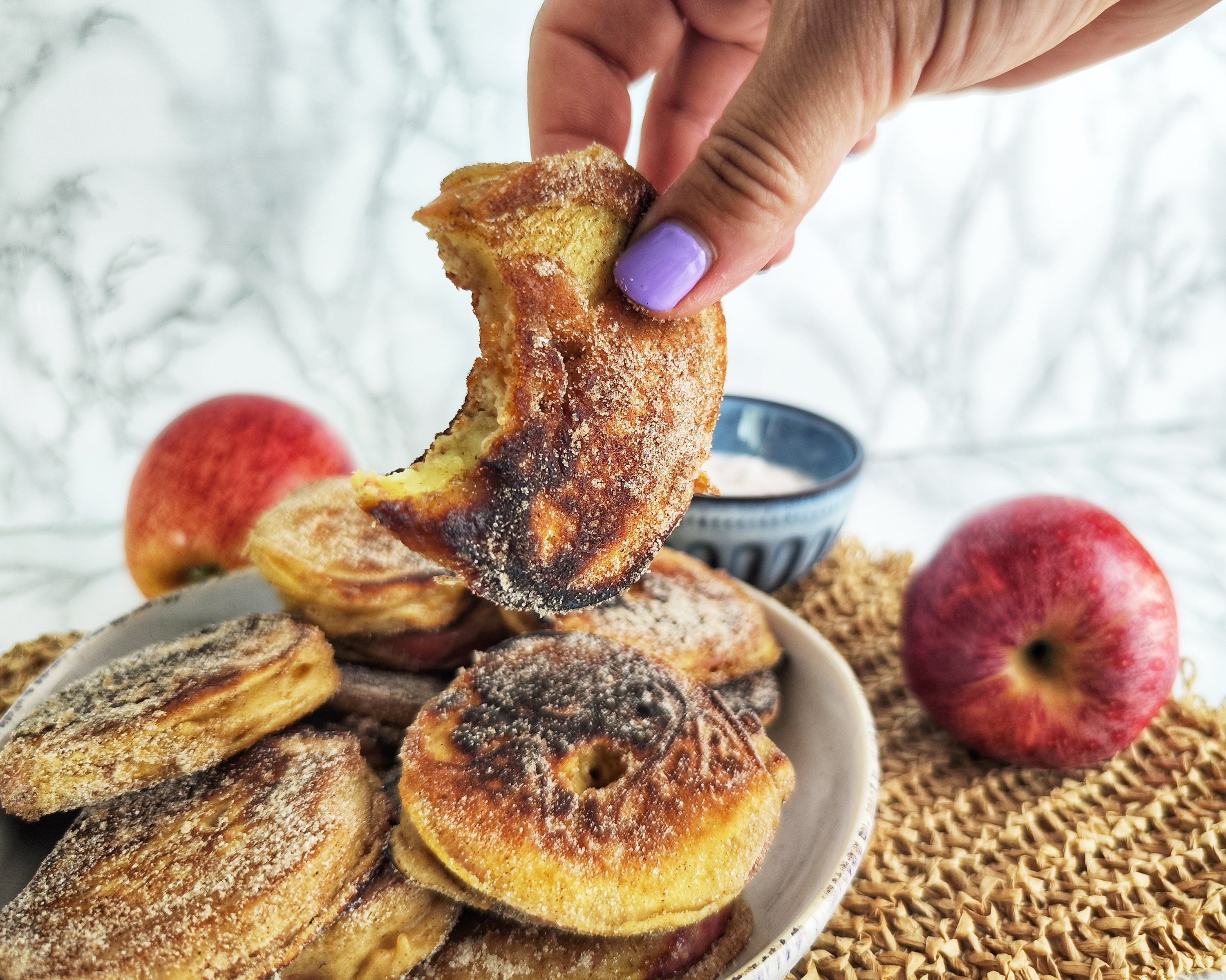 Low-Waste Apple Fritters
