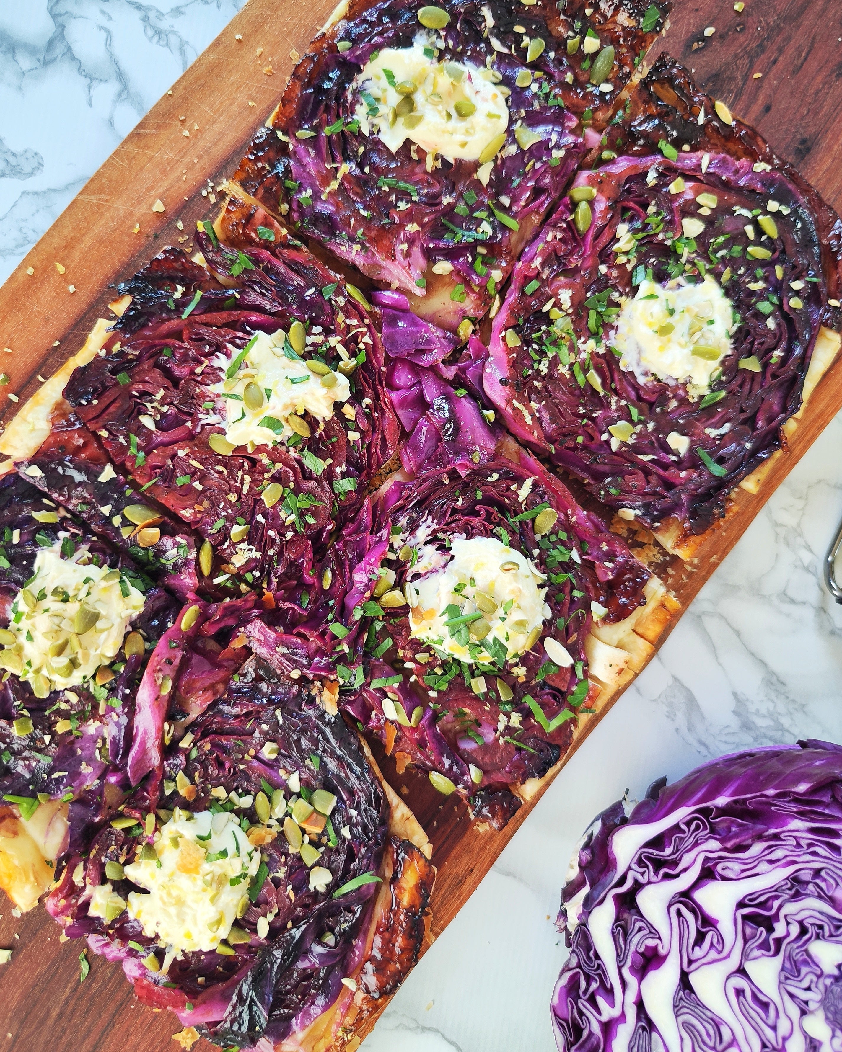 Red Cabbage Tarte Tatin