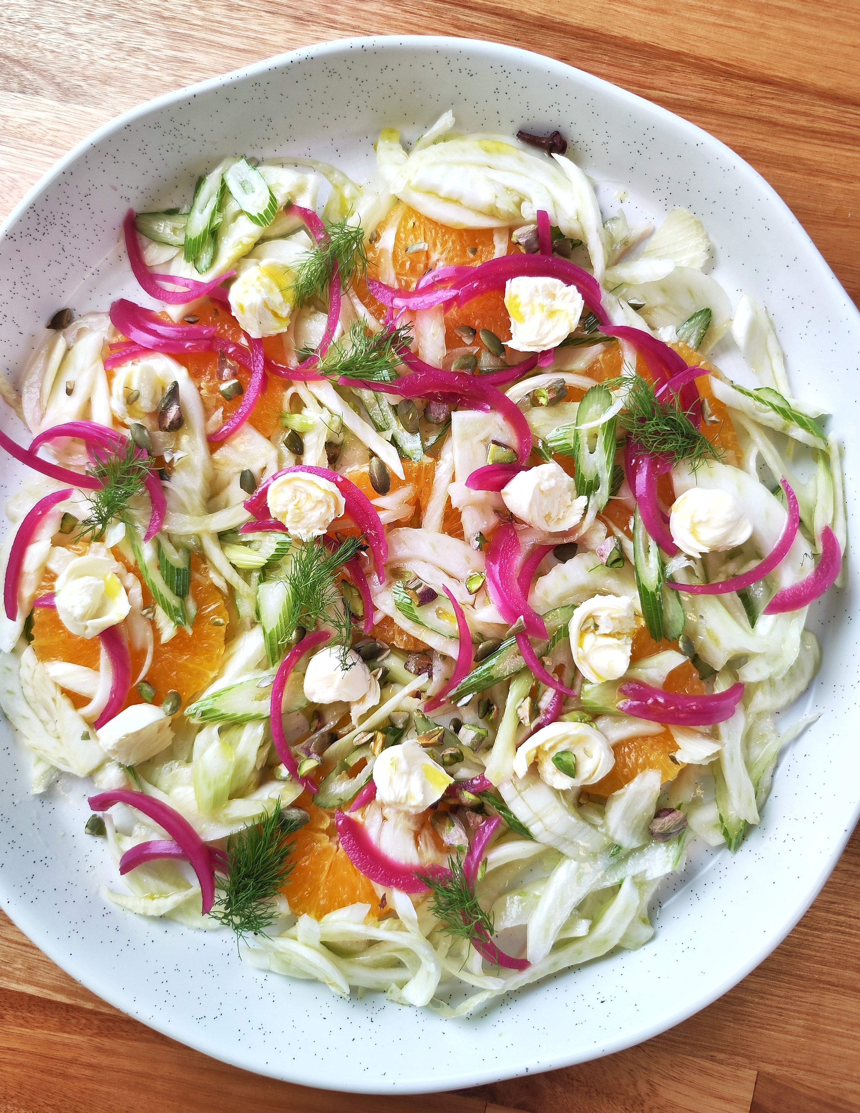 Fennel, Orange & Mozzarella Salad