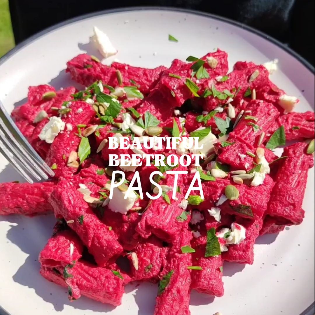 Simple Beetroot Pasta - 20 Minute Dinner