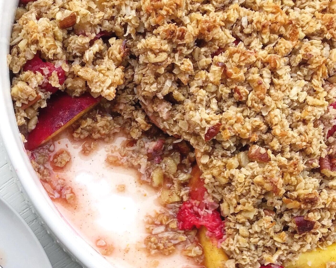 Stone Fruit Crumble