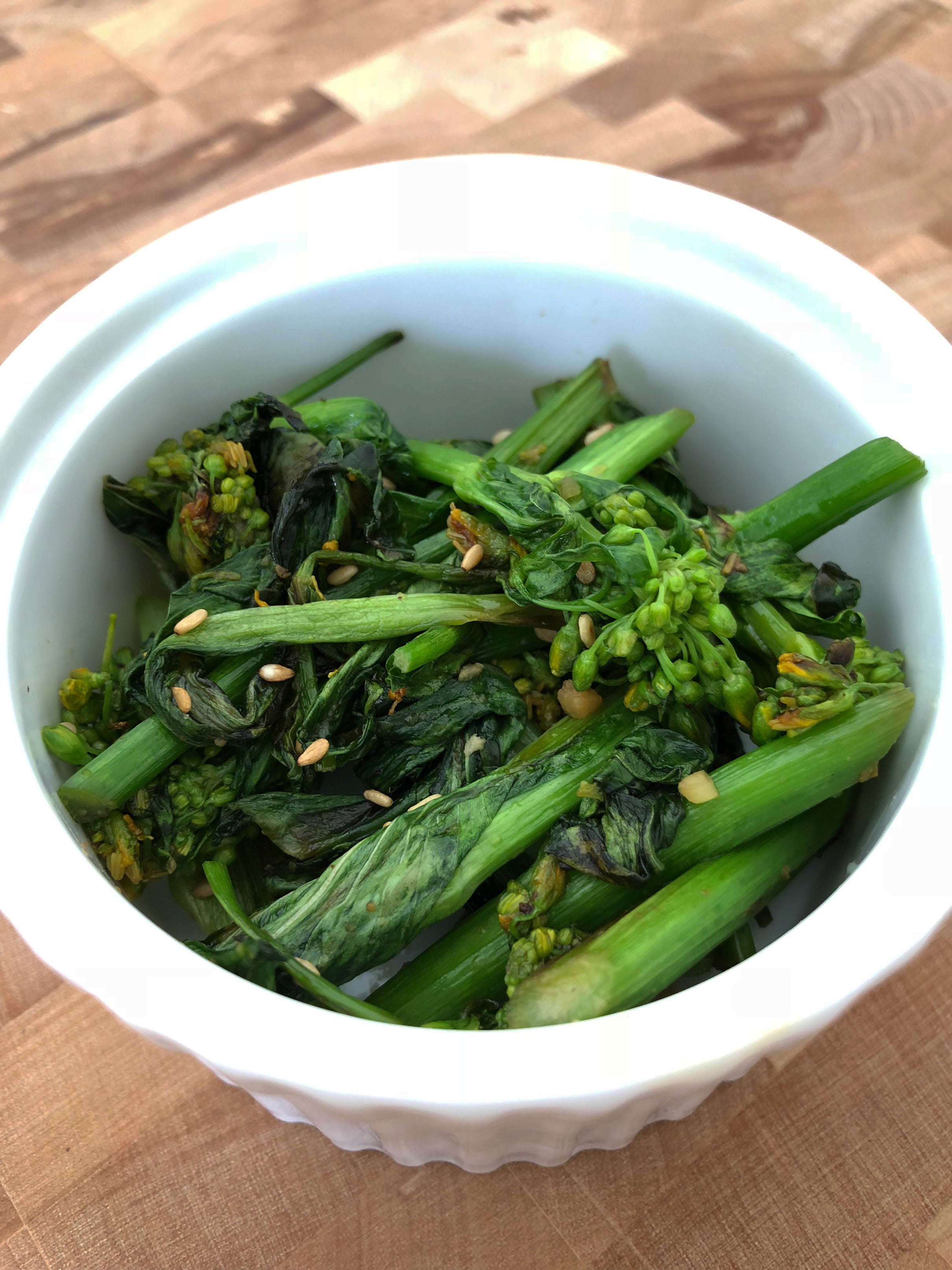 Sesame Water Spinach w/ Garlic & Ginger