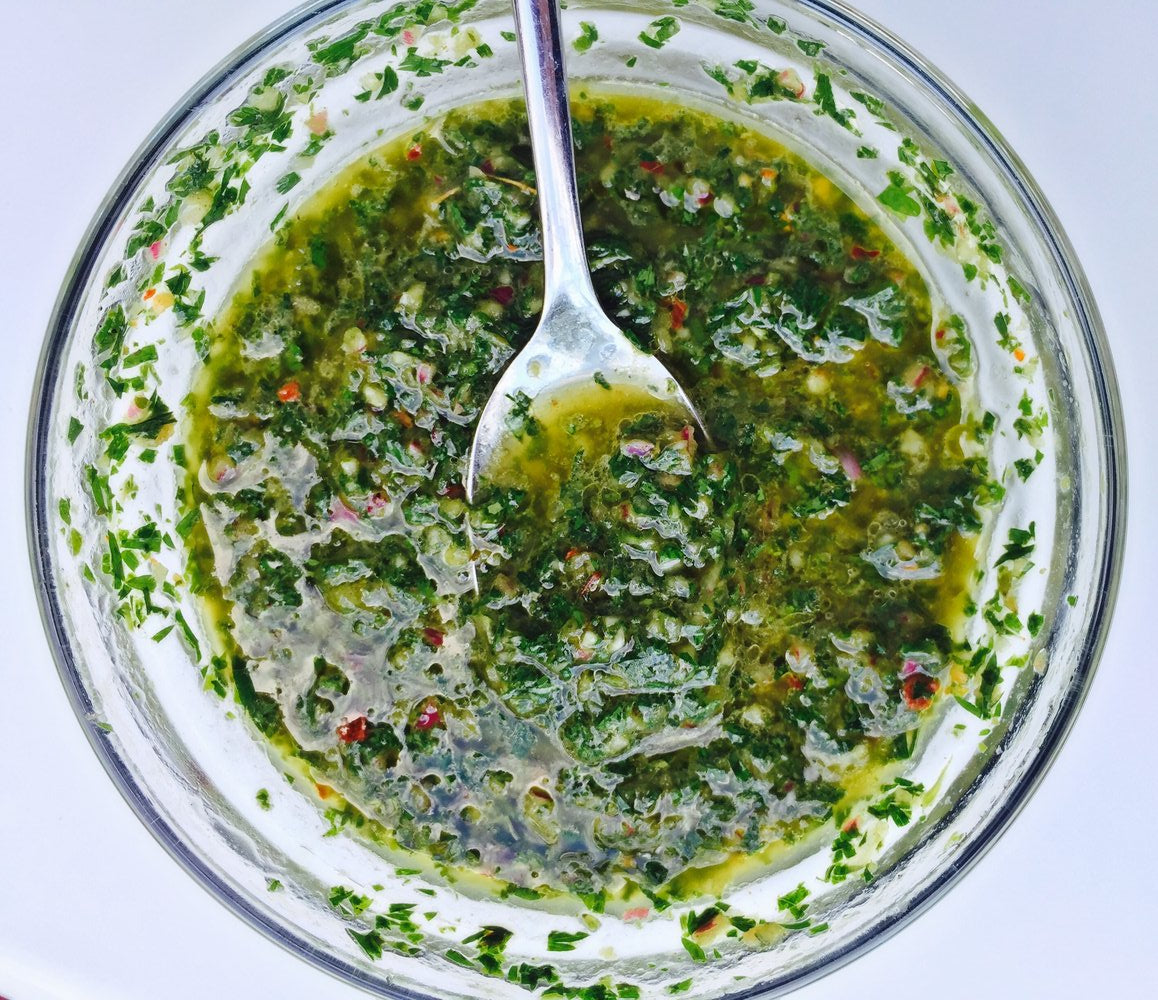 Carrot Top Chimichurri Recipe Misfit Garden Taupo NZ