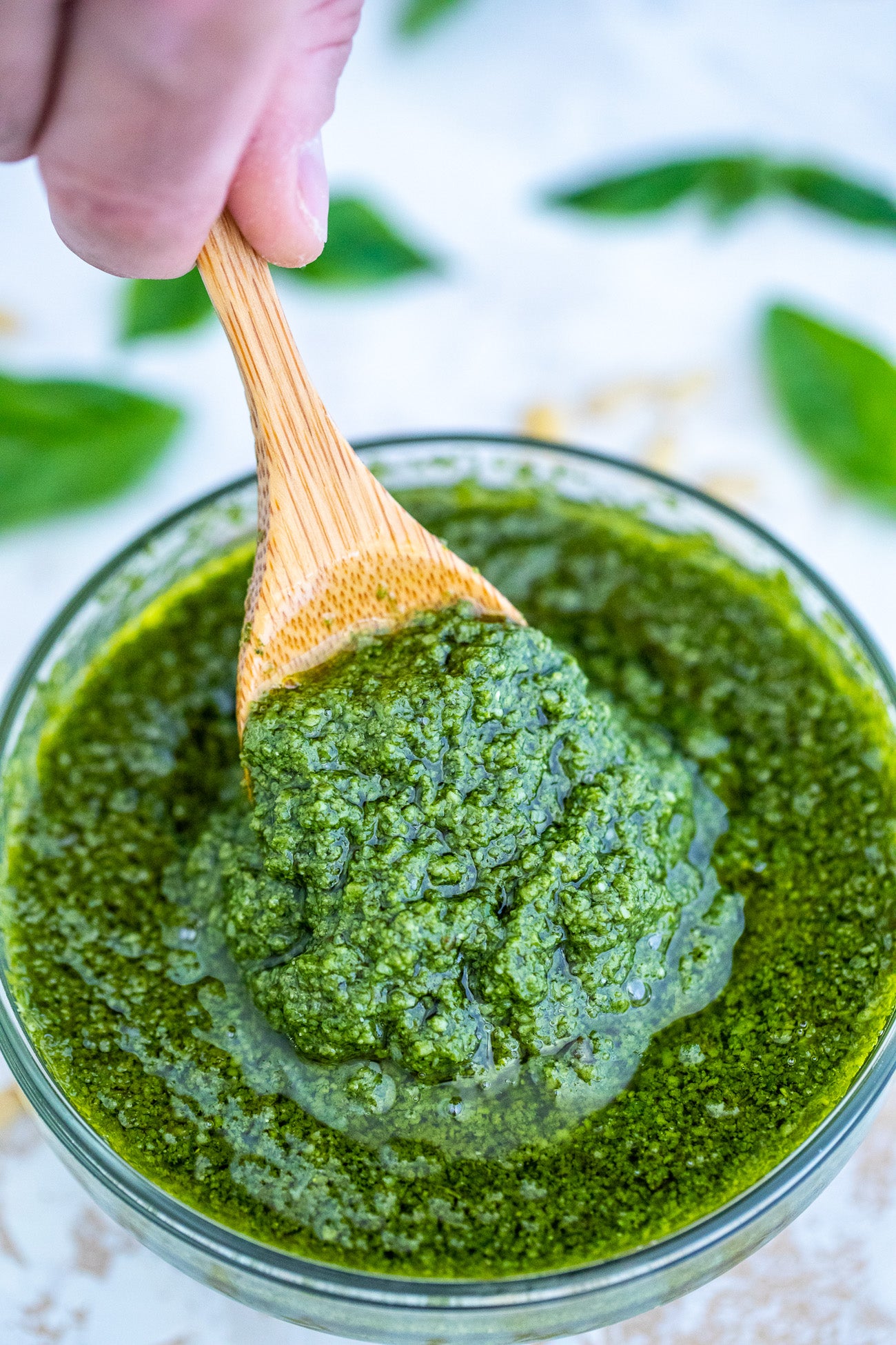 Carrot Top & Parsley Pesto
