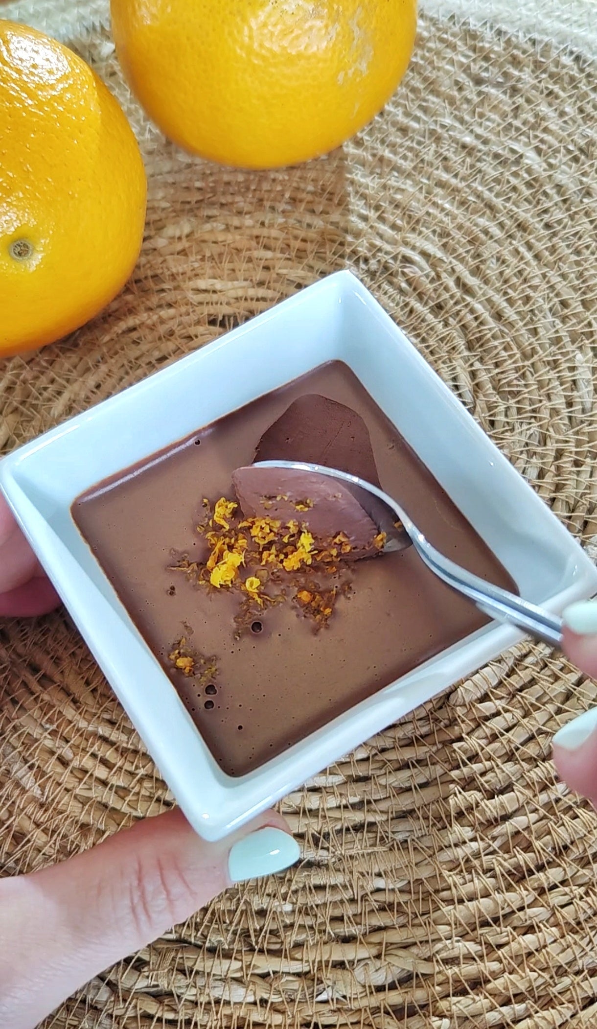 Two Ingredient Orange & Chocolate Mousse
