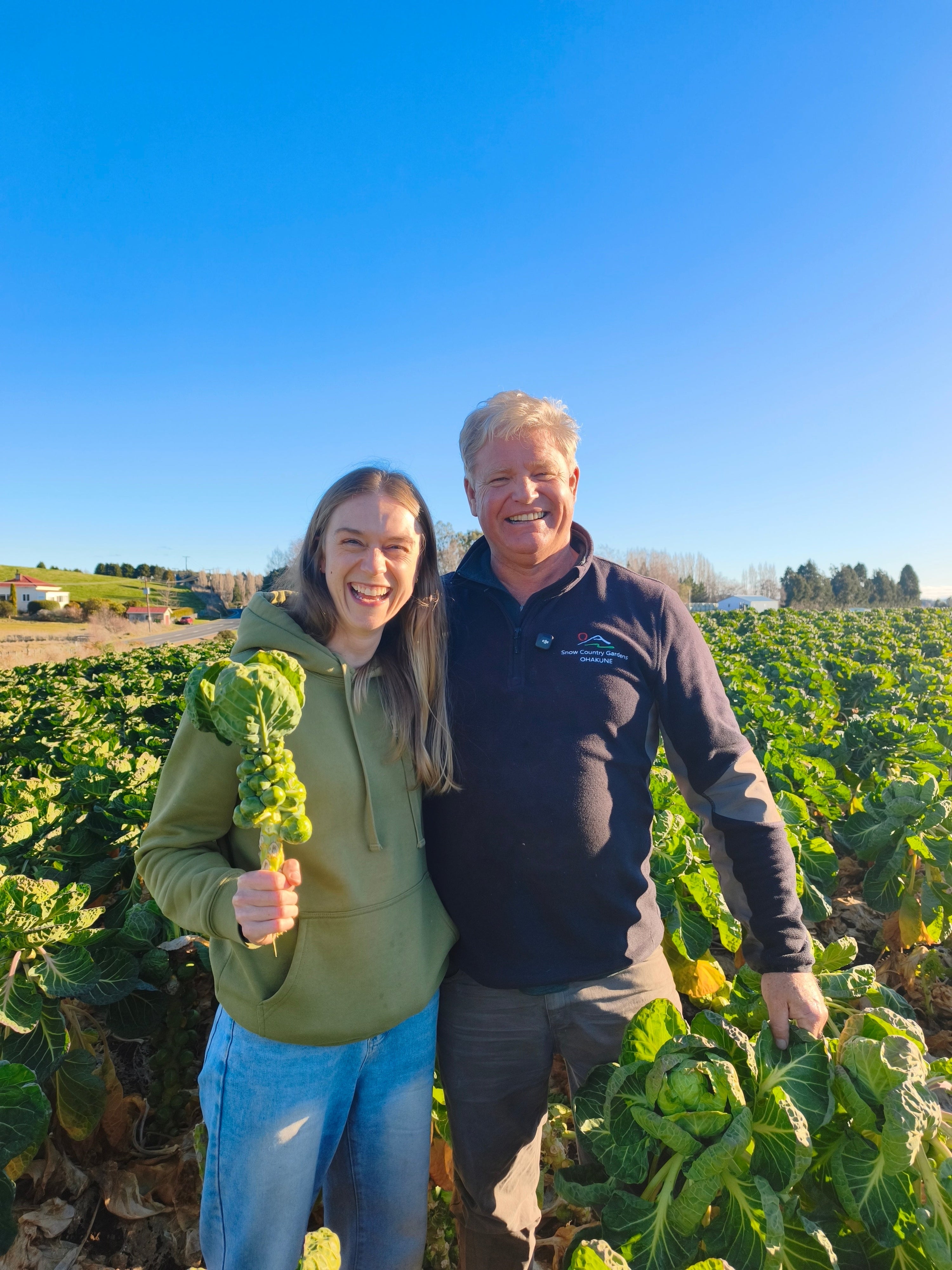Meet Bruce, our Brussels sprout grower