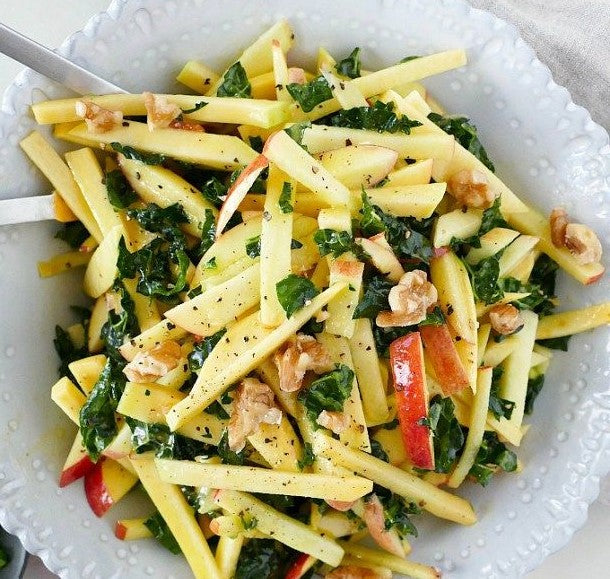 Kohlrabi & Apple Raw Salad