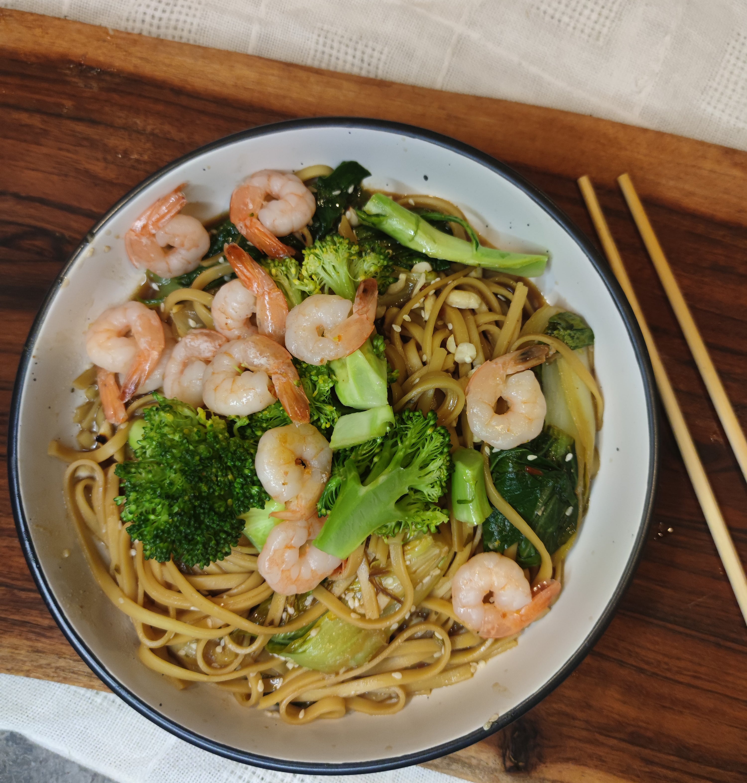 Miso Braised Pak Choy & Broccoli