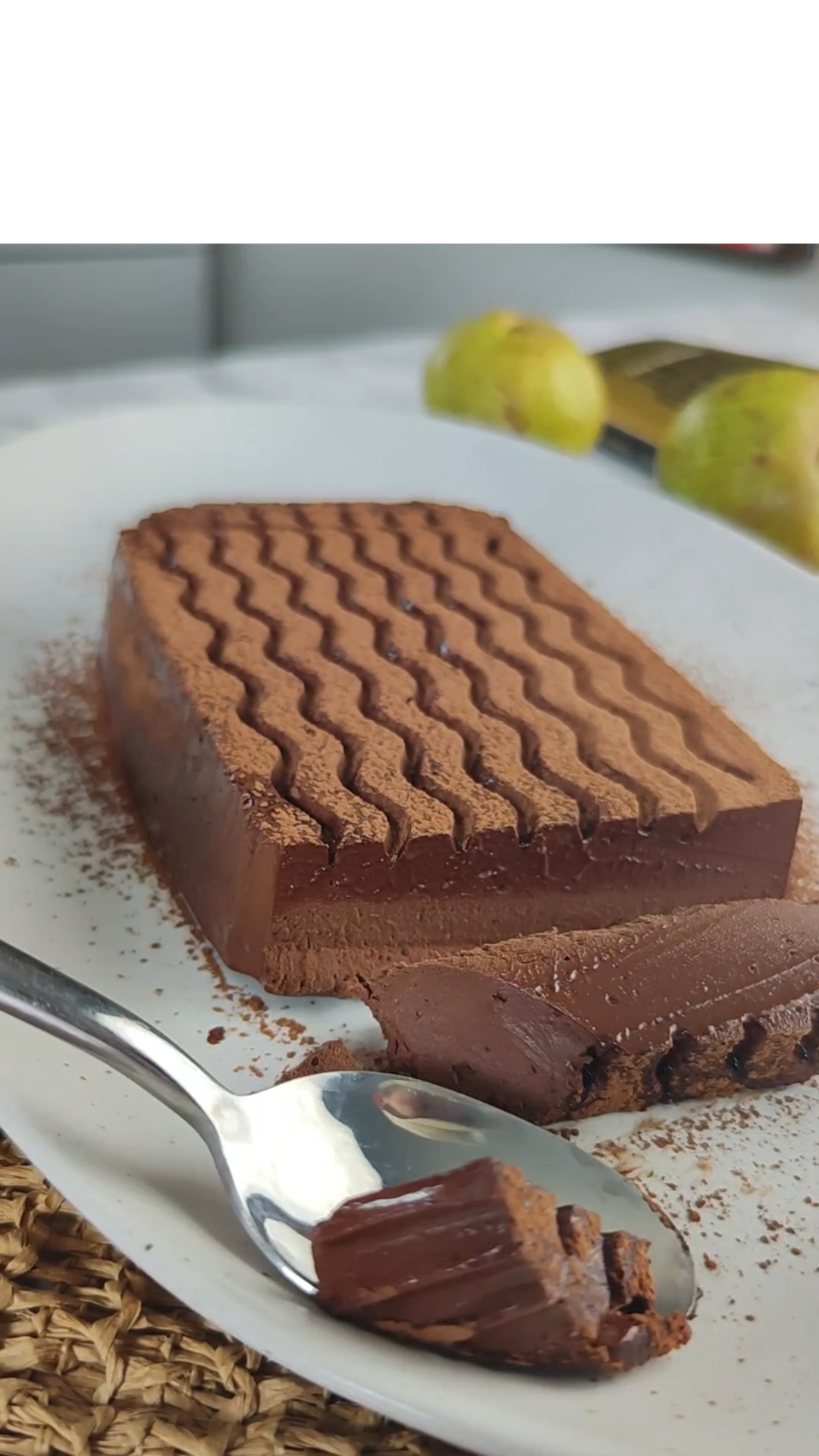 Two-Ingredient Chocolate & Pear Mousse