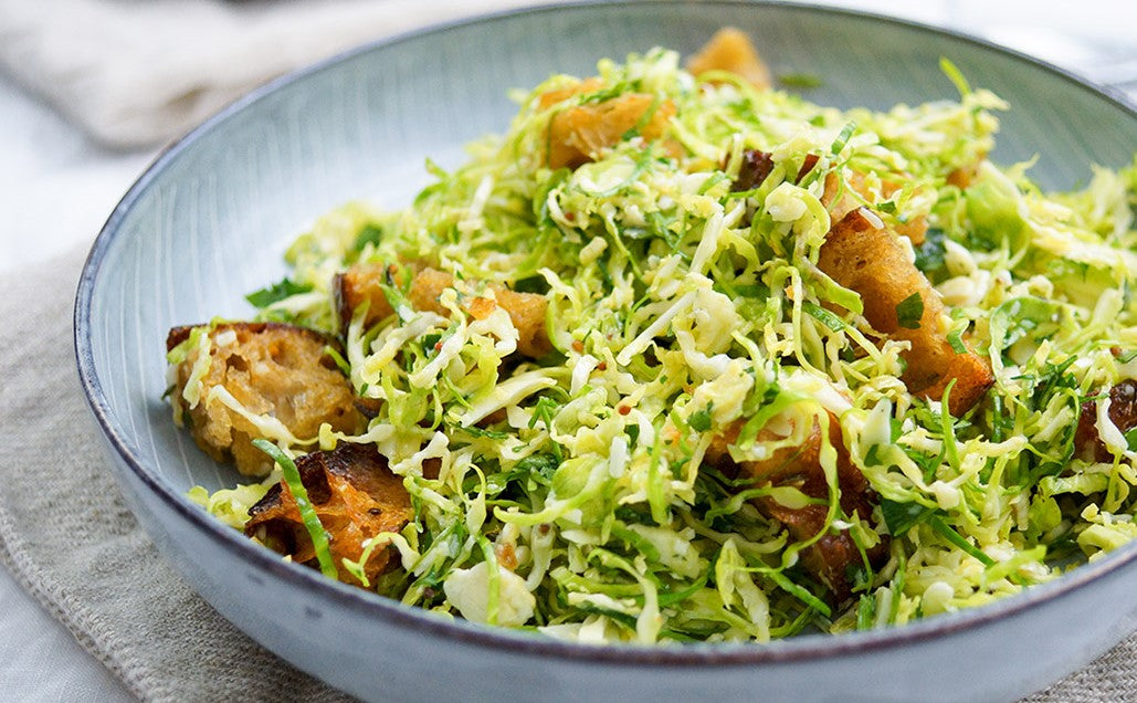 misfit garden brussels sprouts recipe caesar salad