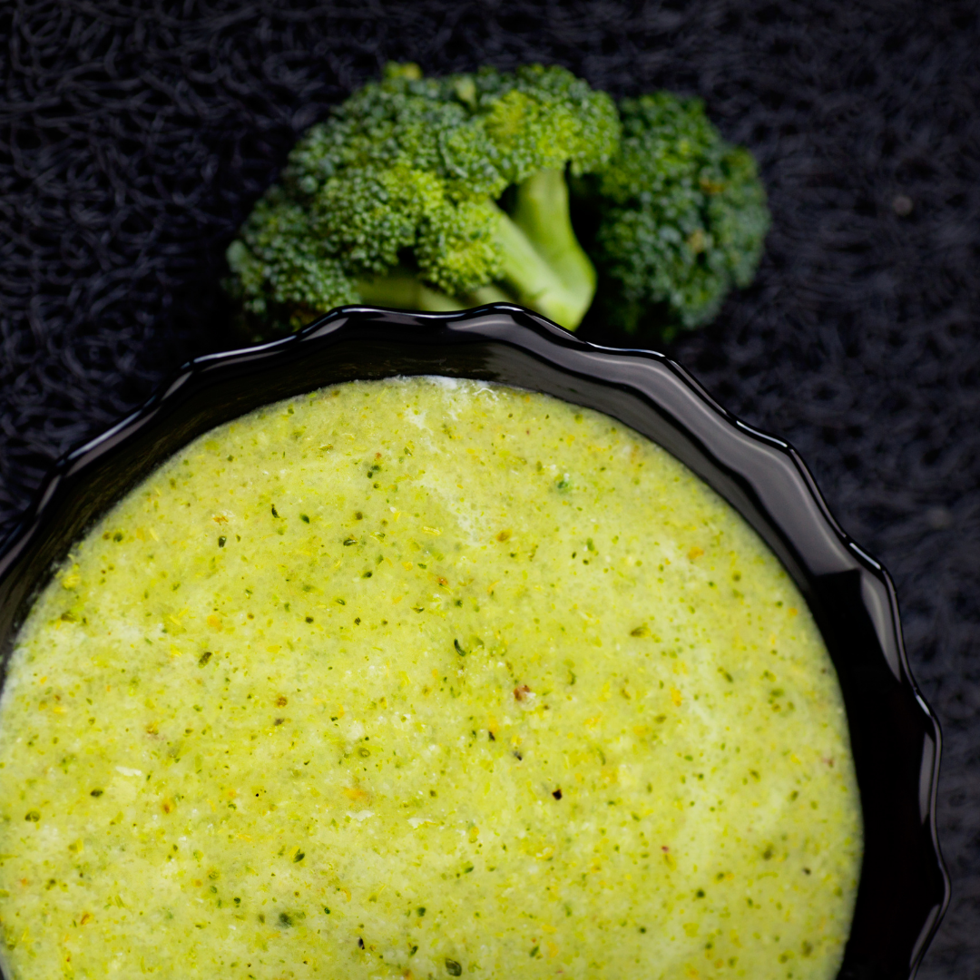 broccoli stem parmesan soup misfit garden taupo recipe