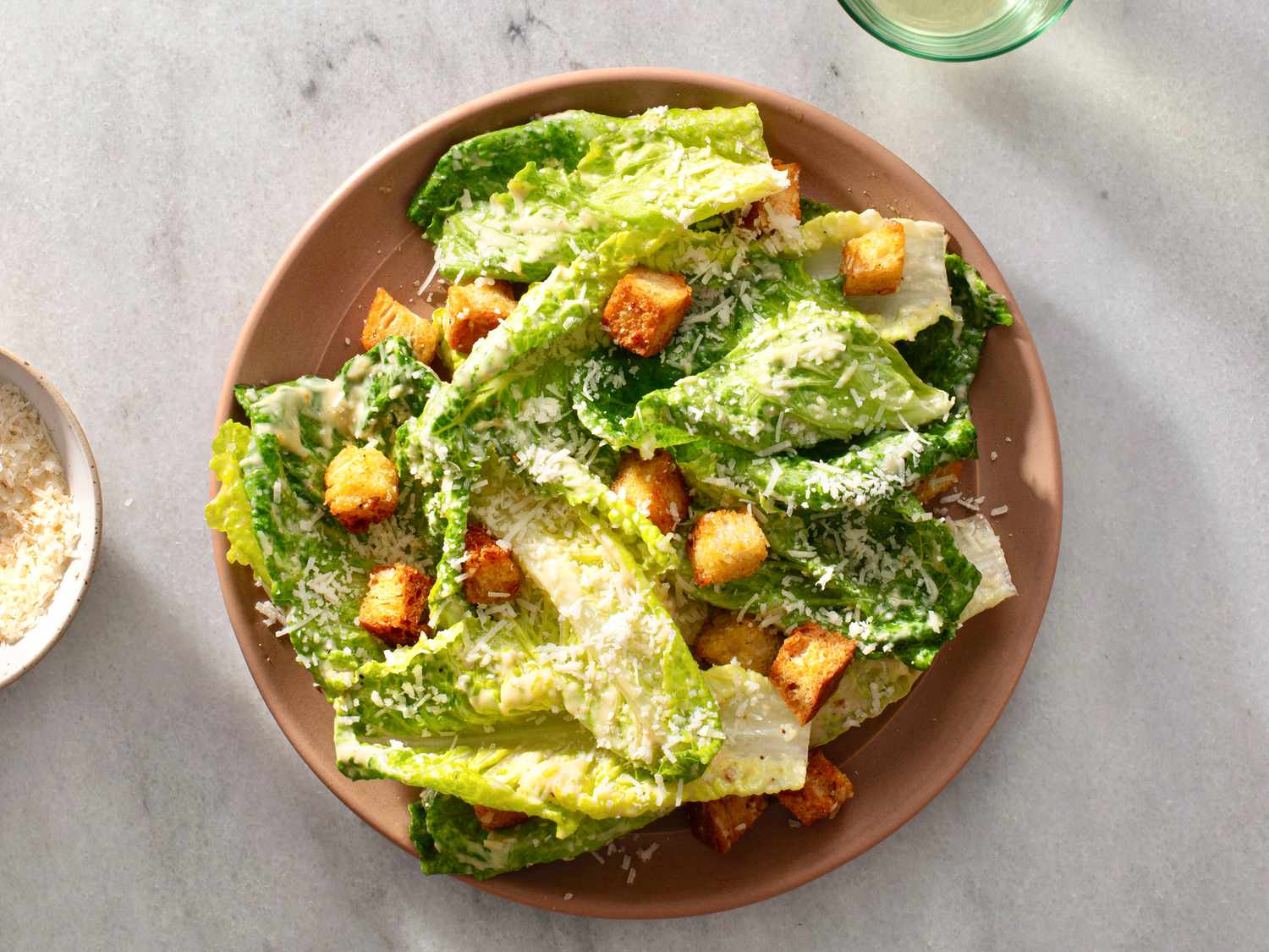 Caesar Salad with Homemade Dressing