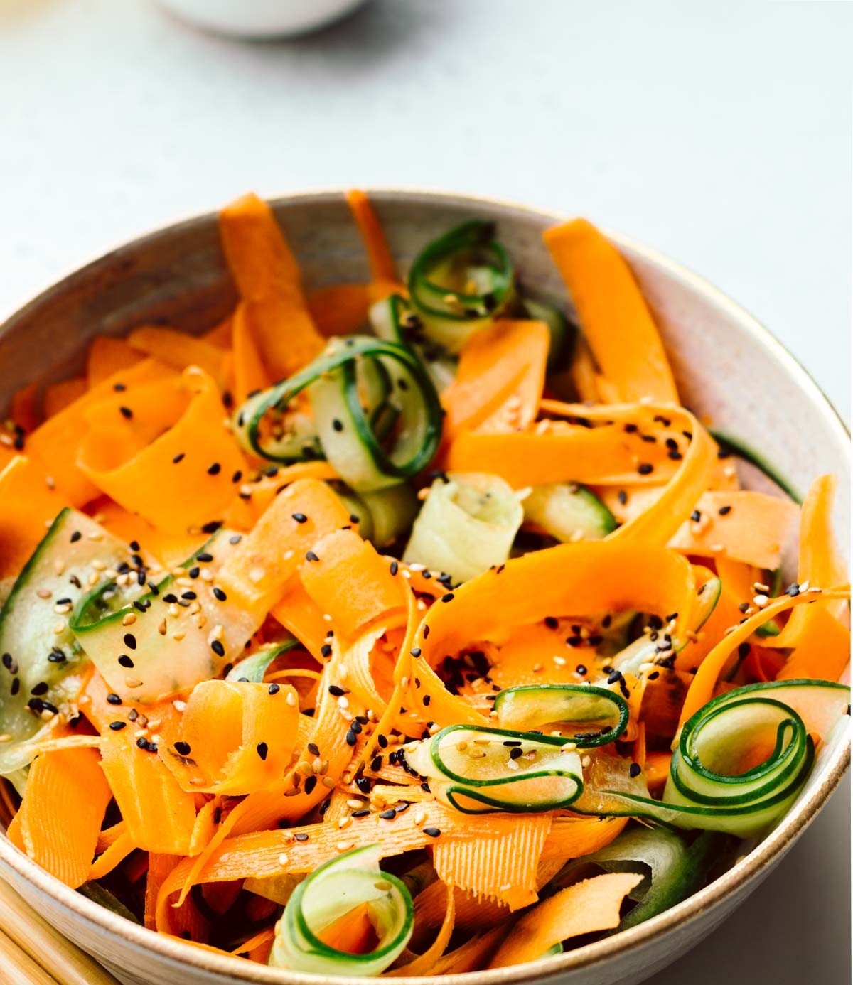 Thai Cucumber & Carrot Ribbon Salad