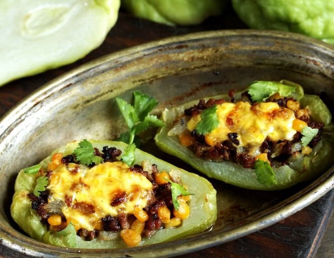 Stuffed Chayote (Choko)