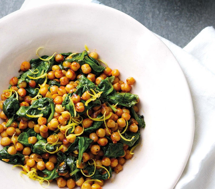 Roast Yam & Chickpea Salad