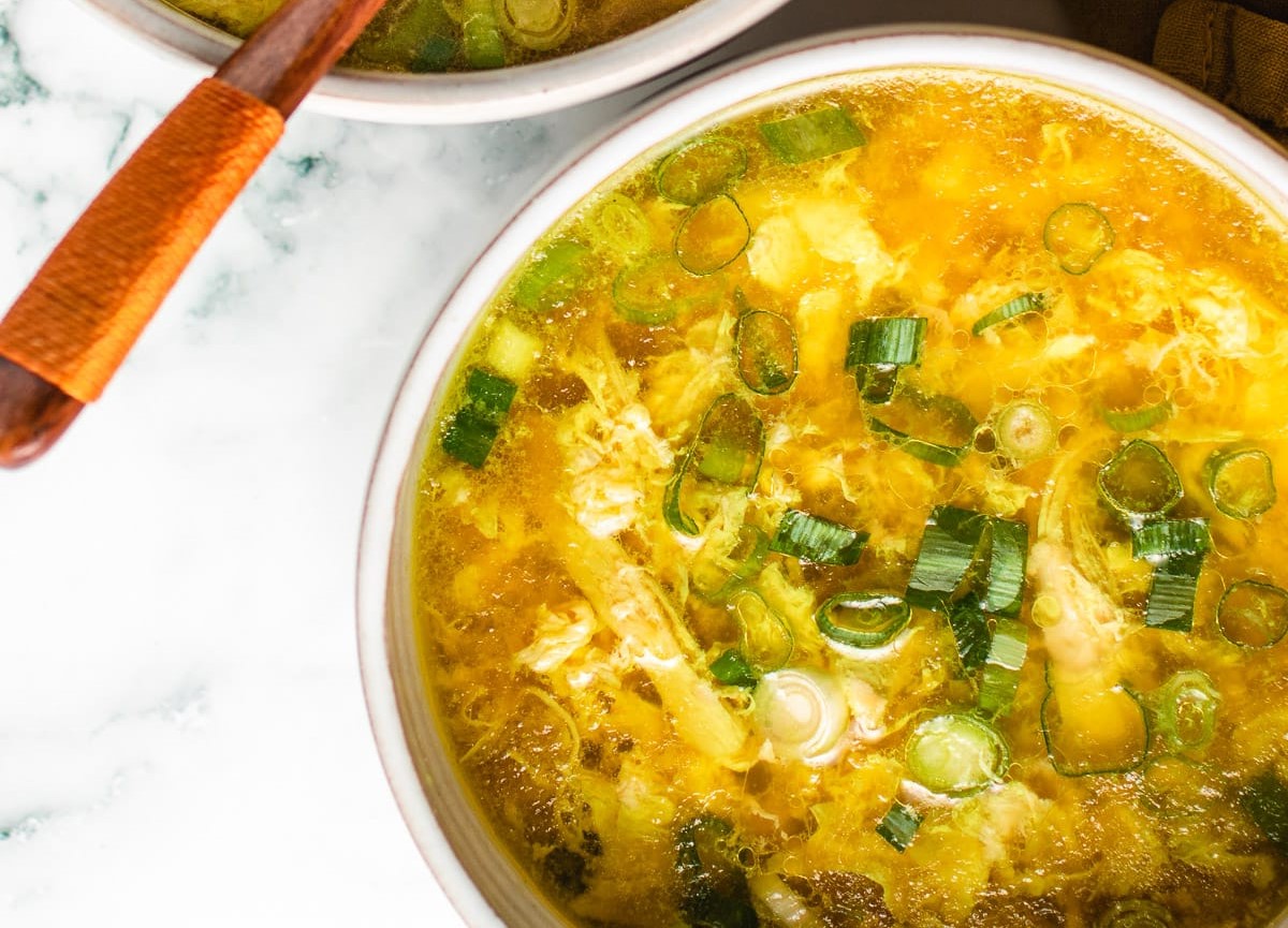 Napa Cabbage Egg Drop Soup