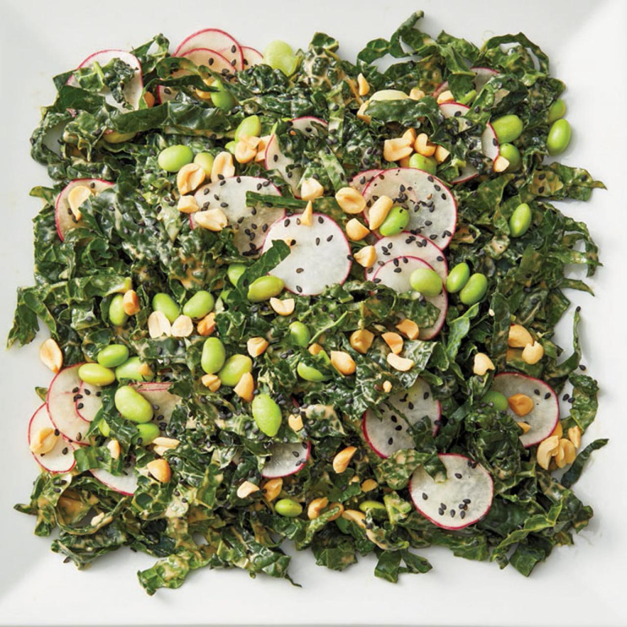 Raw Yam (Oca) & Kale Salad