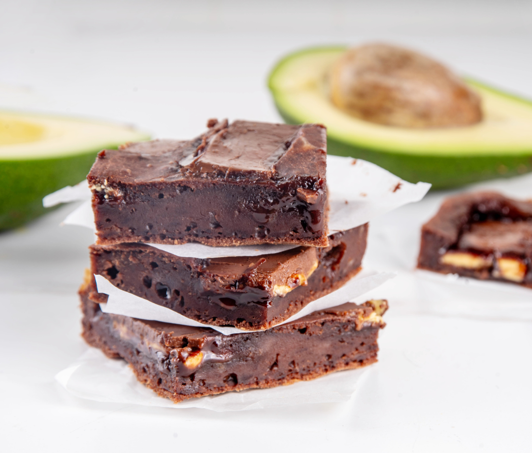Fudgy Avocado Brownies
