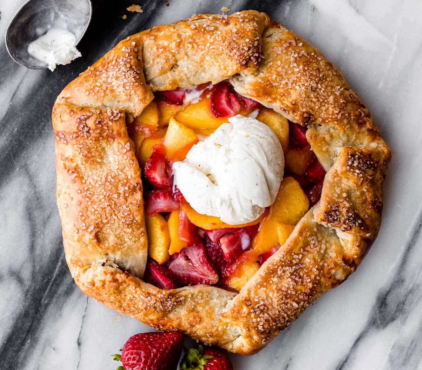 Spiced Peach / Plum / Nectarine Galette