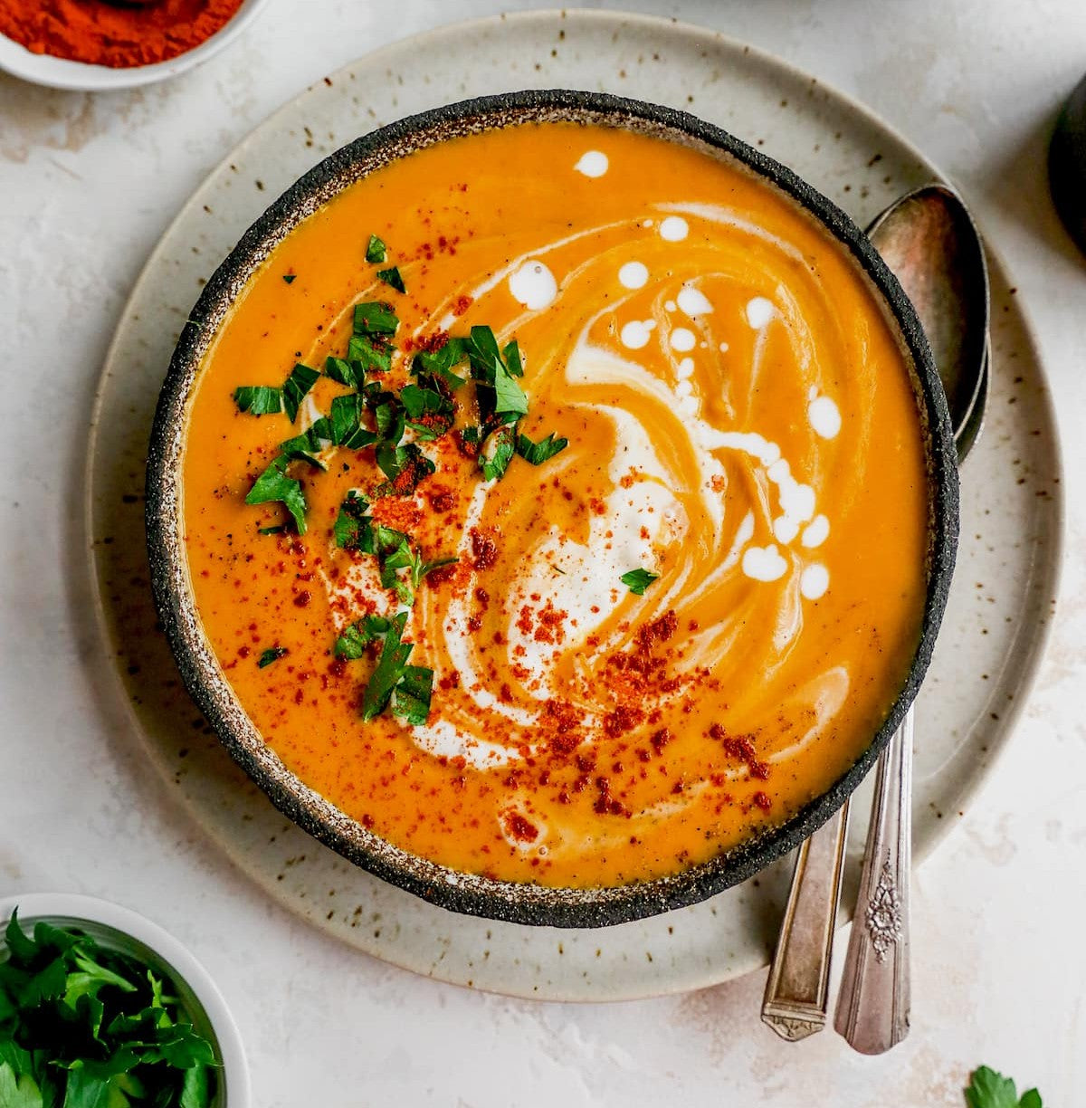 Whole Roasted Pumpkin Soup | No Peel, No Chop.