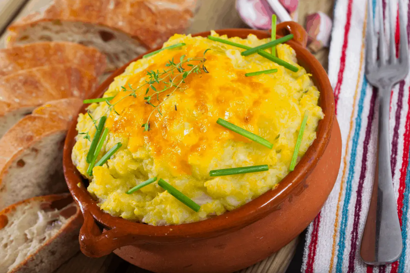 Rumbledethumps! (Scottish Cheesy Swede Bake)