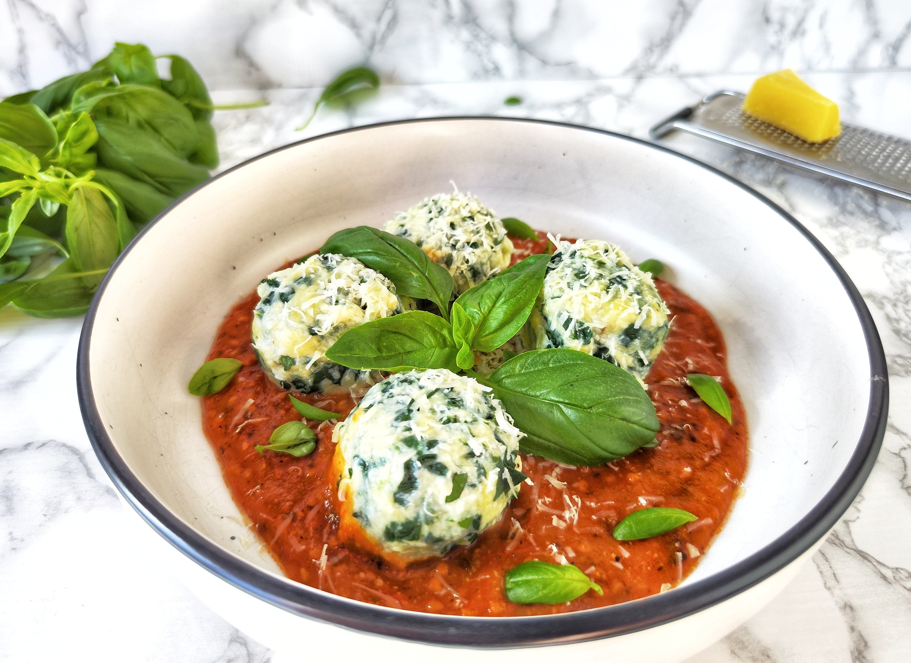 Silverbeet & Ricotta Italian dumplings (Malfatti)