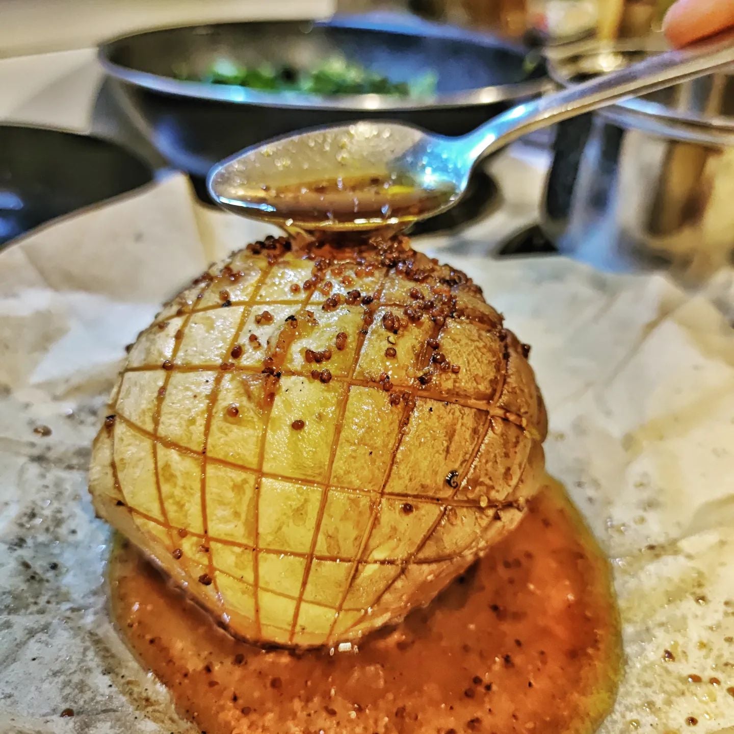 Whole Roasted Glazed Swede